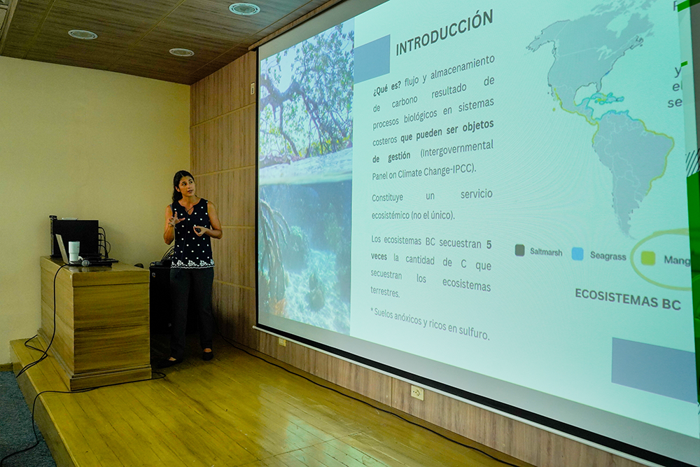 charla carbono azul noticia